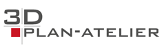 Logo 3D Plan Atelier